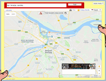 Tablet Screenshot of mapa-beograda.net
